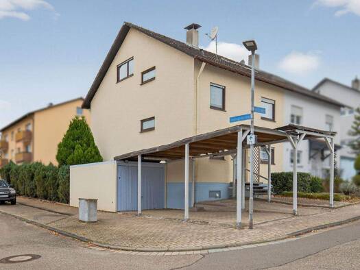 Doppelhaushälfte zum Kauf 398.000 € 6 Zimmer 141 m² 300 m² Grundstück Rußheim Dettenheim 76706