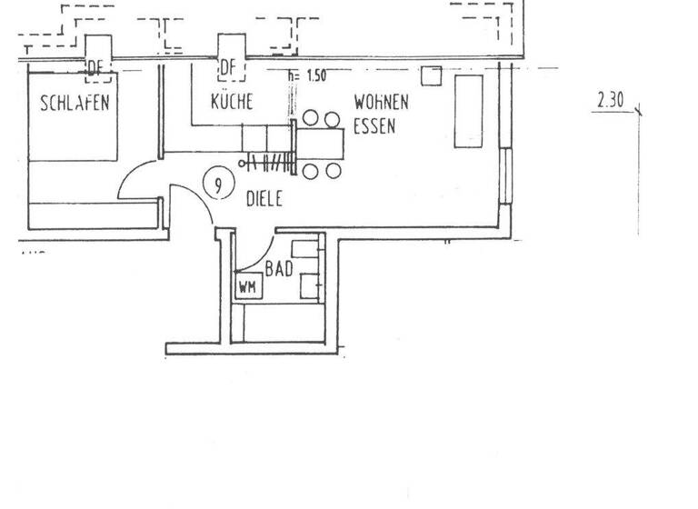 Wohnung zur Miete 500 € 2 Zimmer 38,5 m² Bernhausen Filderstadt 70794