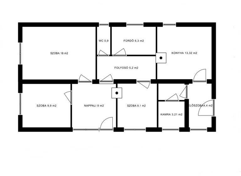 Einfamilienhaus zum Kauf 220.900 € 5 Zimmer 137 m² 2.763 m² Grundstück Balatonoszöd 8637