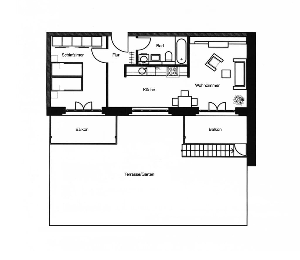 Wohnung zur Miete Wohnen auf Zeit 1.710 € 1 Zimmer 60 m²<br/>Wohnfläche ab sofort<br/>Verfügbarkeit Viertelsweg Gohlis - Nord Leipzig 04157