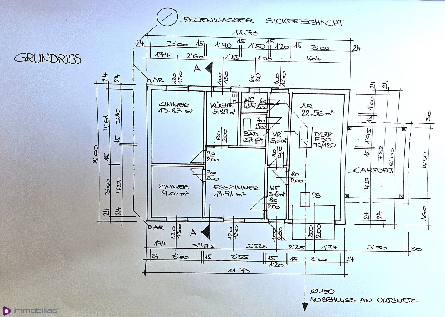 Bungalow zum Kauf 425.000 € 7 Zimmer 217,6 m²<br/>Wohnfläche 1.668 m²<br/>Grundstück Höflein 2465