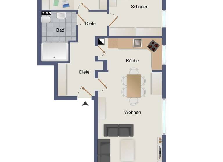Wohnung zum Kauf 399.000 € 3 Zimmer 98 m² Rahlstedt Hamburg / Rahlstedt 22149