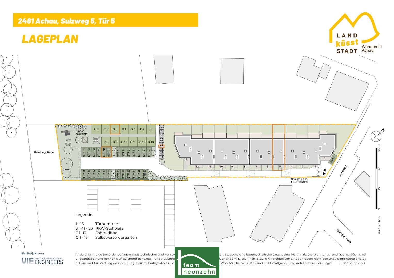 Reihenmittelhaus zum Kauf 569.003 € 5 Zimmer 122,4 m²<br/>Wohnfläche Sulzweg 5 Achau 2481