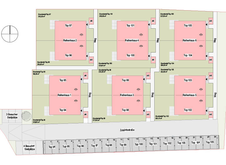 Reihenmittelhaus zur Miete 1.309 € 112,6 m² Postbreite 9/12 Melk 3390