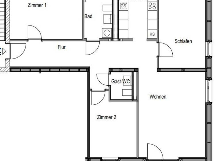 Wohnung zur Miete 1.131 € 4 Zimmer 105,2 m² 1. Geschoss St.-Franziskus-Straße 6 Eggolsheim 91330