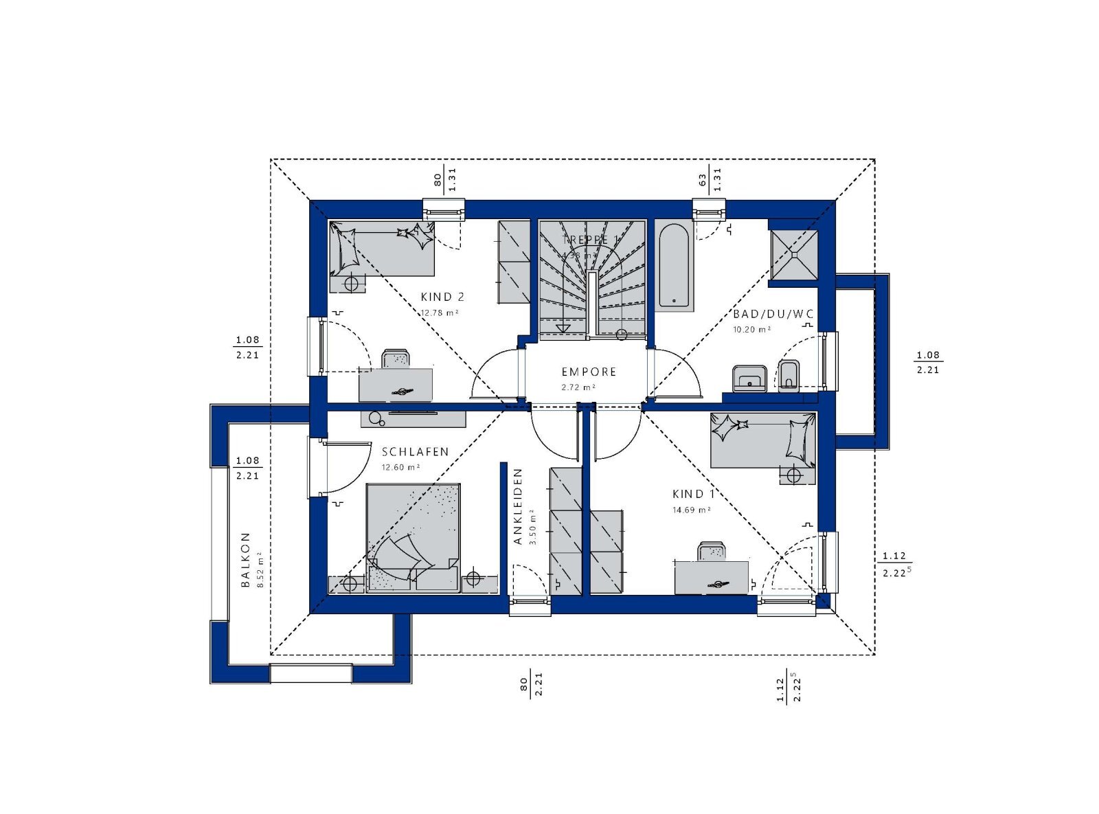 Einfamilienhaus zum Kauf 1.024.189 € 5 Zimmer 133 m²<br/>Wohnfläche 601 m²<br/>Grundstück Daisendorf 88718