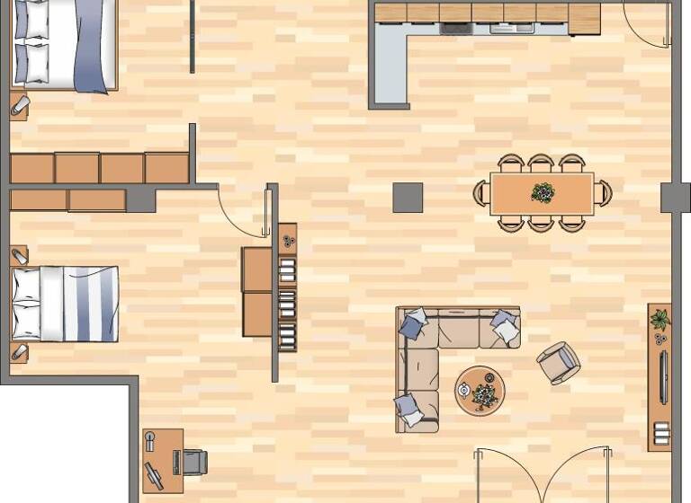 Studio zur Miete - Erstbezug 1.879 € 1 Zimmer 156 m² 3. Geschoss Am Tabakquartier 54 Woltmershausen Bremen 28197