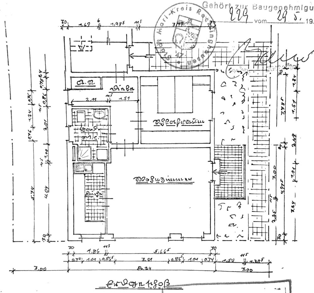 Wohnung zur Miete 540 € 2 Zimmer 63 m²<br/>Wohnfläche EG<br/>Geschoss Brassert Marl 45768