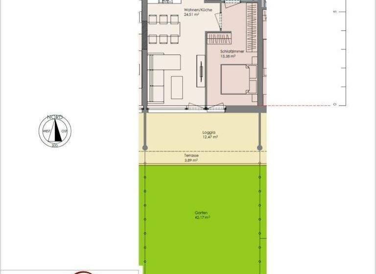 Wohnung zum Kauf - Erstbezug provisionsfrei 572.500 € 3 Zimmer 63,7 m² EG Maria Enzersdorf 2344