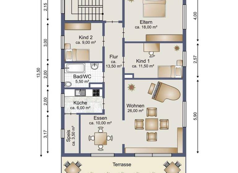 Wohnung zum Kauf 350.000 € 5 Zimmer 101 m² Schrobenhausen 86529