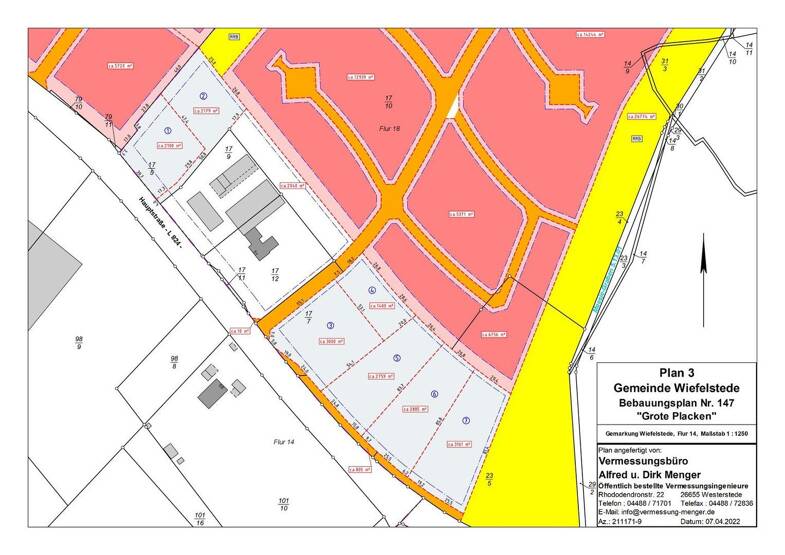 Grundstück zum Kauf provisionsfrei 120 € 2.000 m² Grundstück Grote Placken Wiefelstede Wiefelstede 26215