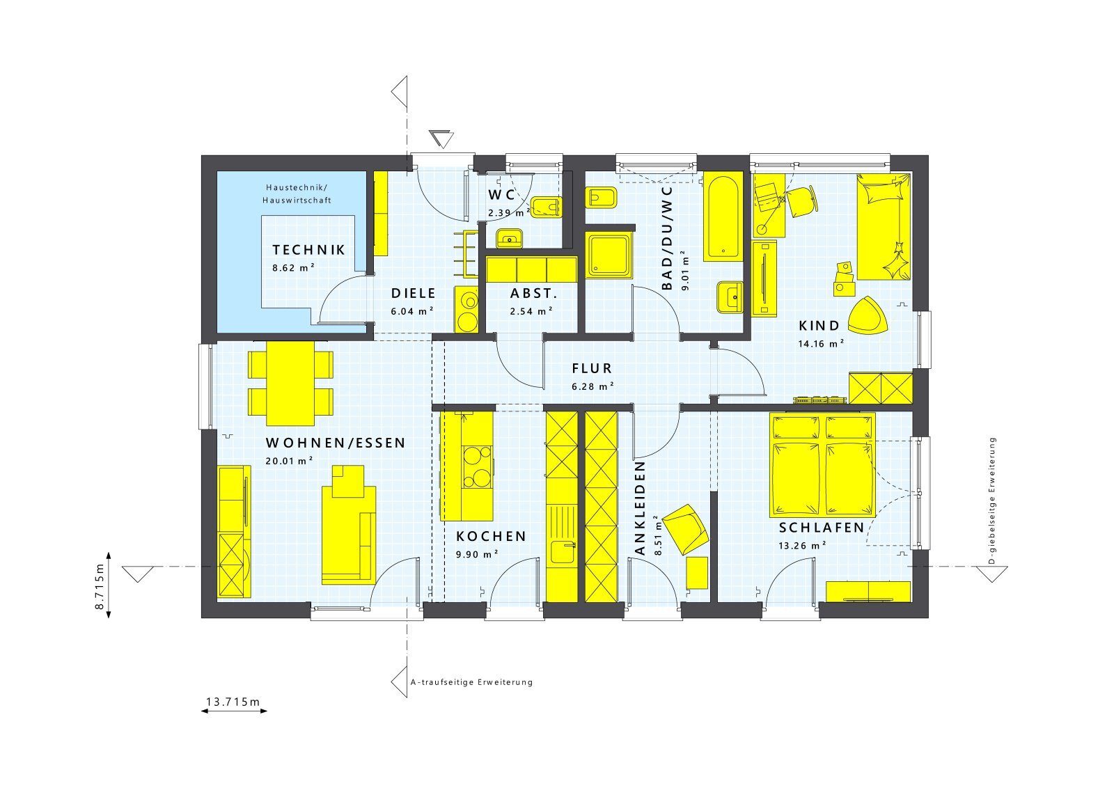 Bungalow zum Kauf 810.084 € 4 Zimmer 110 m²<br/>Wohnfläche 810 m²<br/>Grundstück Teltow Teltow 14513