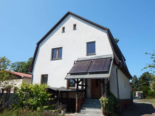 Mehrfamilienhaus zum Kauf 397.000 € 7 Zimmer 163 m² 1.314 m² Grundstück frei ab sofort Rehfelder Straße 46 Hennickendorf Rüdersdorf OT Hennickendorf 15378