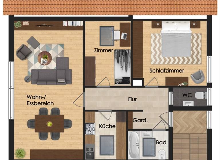 Wohnung zur Miete 700 € 3 Zimmer 72 m² Ohmenhausen Reutlingen / Ohmenhausen 72770