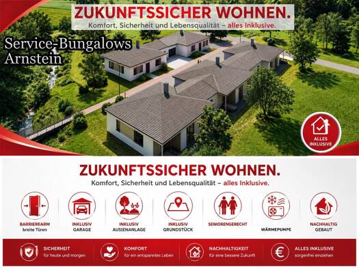 Bungalow zum Kauf provisionsfrei 3 Zimmer 124 m² frei ab 01.06.2027 Günthergasse Arnstein Arnstein 97450