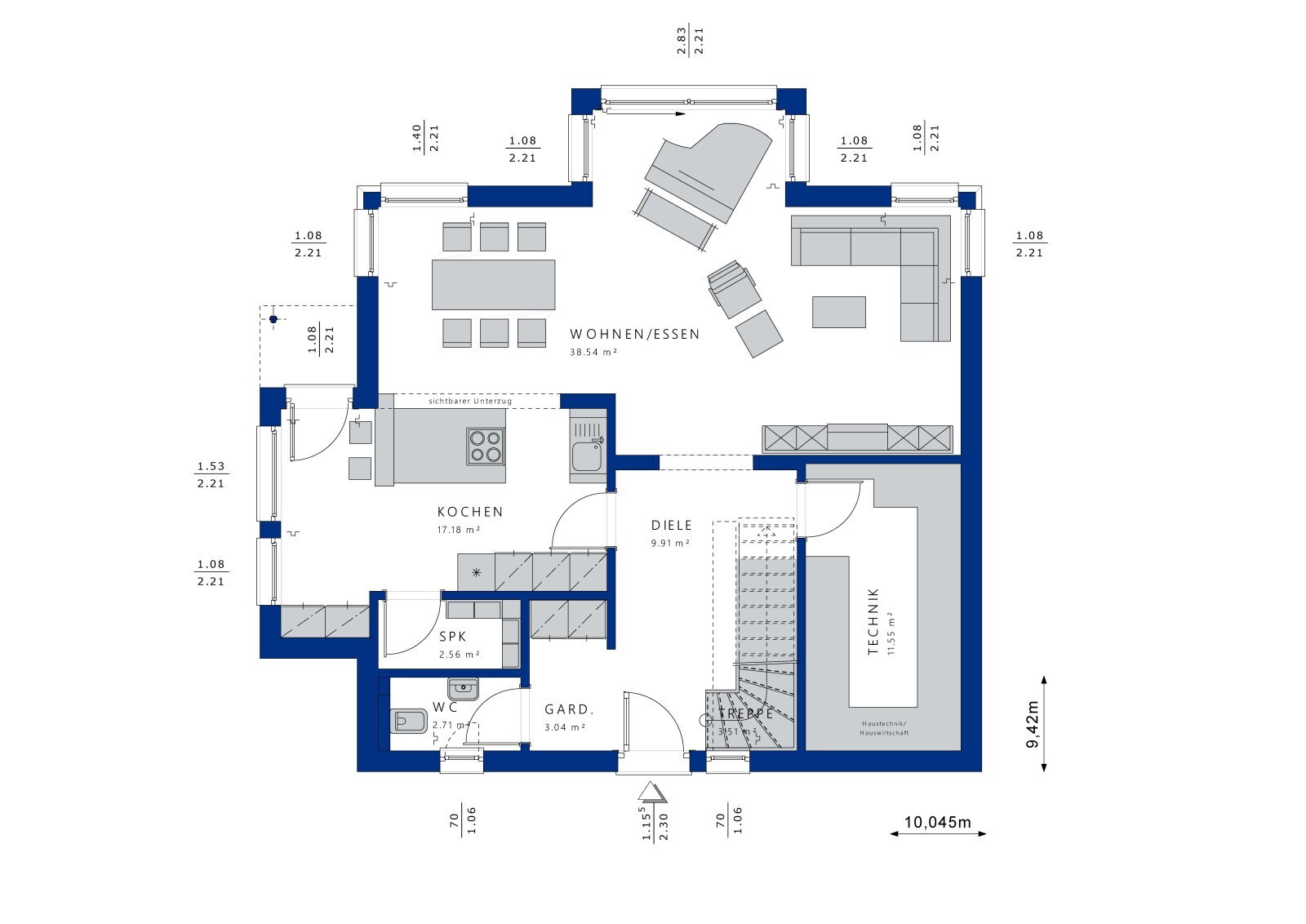 Haus zum Kauf 626.075 € 5 Zimmer 170 m²<br/>Wohnfläche 1.600 m²<br/>Grundstück Krummbek 24217