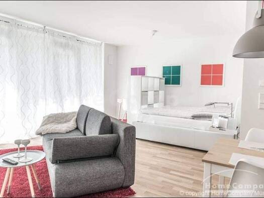 Studio zur Miete Wohnen auf Zeit 1.650 € 1 Zimmer 50 m² frei ab 01.08.2026 Schwabing-Freimann München 80802