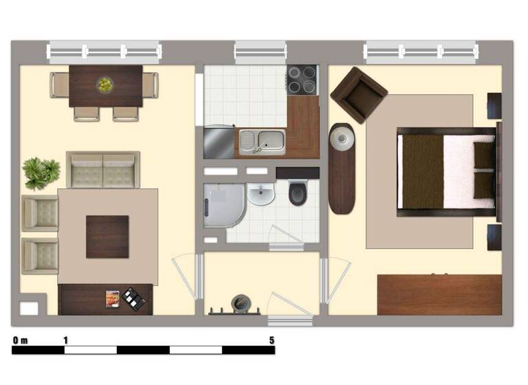Wohnung zur Miete 252 € 2 Zimmer 41,9 m² EG frei ab 15.03.2026 Helmut-Welz-Straße 7 Aschersleben 06449
