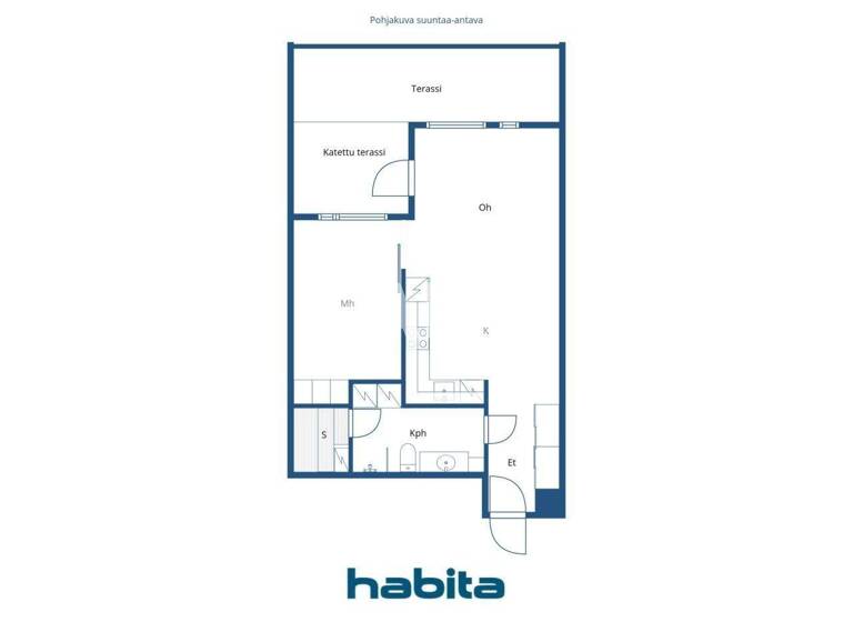 Studio zum Kauf 369.000 € 2 Zimmer 51,5 m² 1. Geschoss Vattuniemenkatu 25 Helsinki 00210