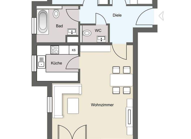 Wohnung zum Kauf 215.000 € 3 Zimmer 65,5 m² Eutritzsch Leipzig 04129