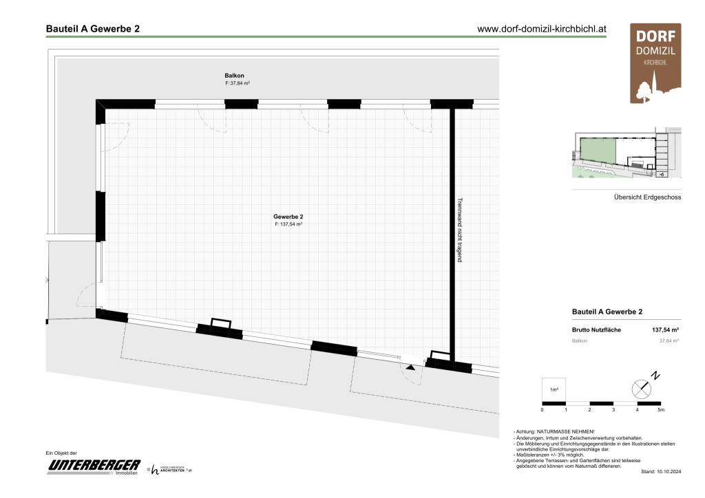 Büro-/Praxisfläche zur Miete Tirolerstraße 33+35 Kirchbichl 6322