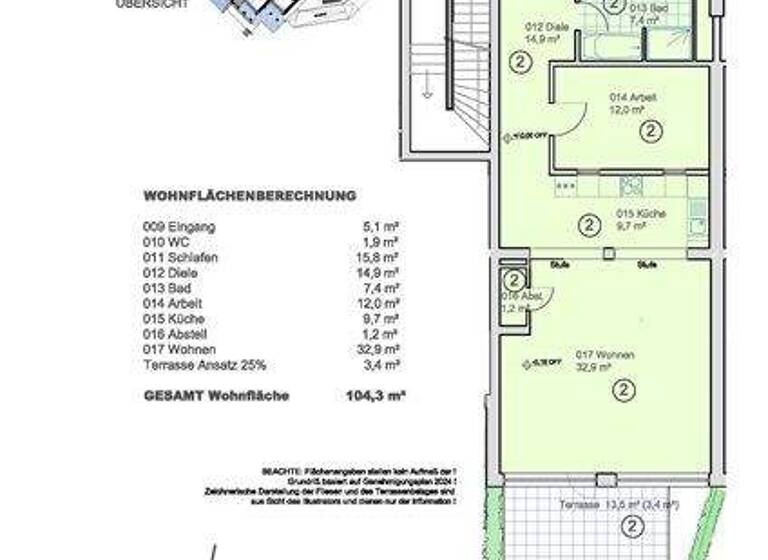 Wohnung zum Kauf - Erstbezug 542.360 € 4 Zimmer 104,3 m² Pappritz Dresden 01328