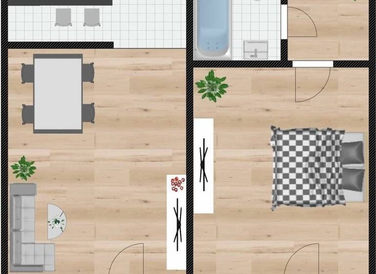 Wohnung zum Kauf provisionsfrei 159.000 € 2 Zimmer 61,4 m²<br/>Wohnfläche 4.<br/>Geschoss Haidenhof-Süd Passau 94036