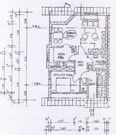 Wohnung zum Kauf 260.000 € 2 Zimmer 54,5 m²<br/>Wohnfläche 2.<br/>Geschoss ab sofort<br/>Verfügbarkeit Freising Freising 85354