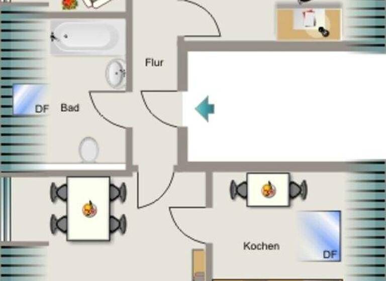 Wohnung zur Miete nur mit Wohnberechtigungsschein 404 € 3,5 Zimmer 80,7 m² 2. Geschoss Finkenstraße 58 Hamm Marl 45772