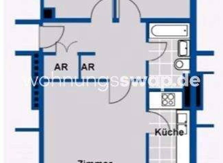 Wohnung zur Miete Tauschwohnung 477 € 3 Zimmer 80 m² 1. Geschoss Steilshoop Hamburg 22309