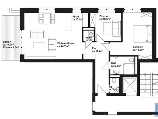 Wohnung zum Kauf provisionsfrei 599.157 € 3 Zimmer 85 m² EG Altheikendorf Heikendorf 24226