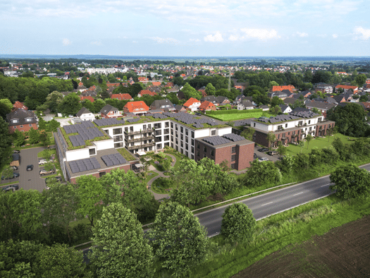 Senioren-Apartment zum Kauf - Neubau provisionsfrei als Kapitalanlage geeignet 235.840 € 1 Zimmer 44,4 m² 12.266 m² Grundstück Freißenbüttel Osterholz-Scharmbeck 27711