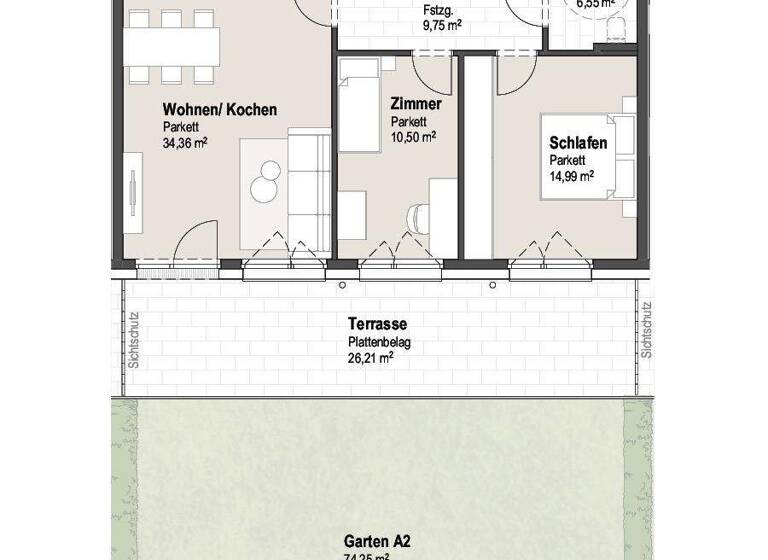 Wohnung zum Kauf provisionsfrei 471.823 € 3 Zimmer 80 m² Henndorf am Wallersee 5302