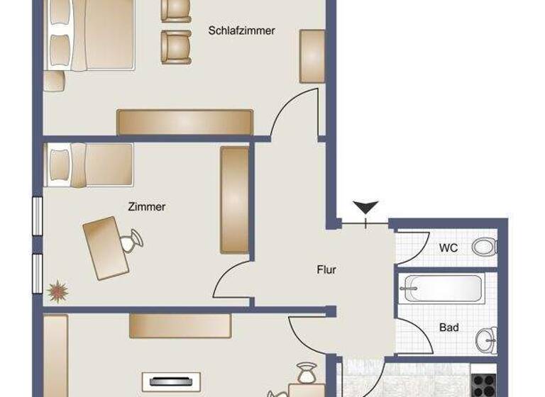 Wohnung zur Miete 1.280 € 3 Zimmer 98 m² 1. Geschoss frei ab 01.03.2026 Brombacherstr. 78 Lörrach 79539