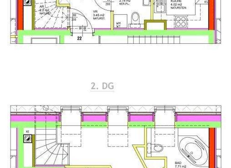 Maisonette zum Kauf 415.000 € 2,5 Zimmer 75,8 m² 6. Geschoss Wien 1160