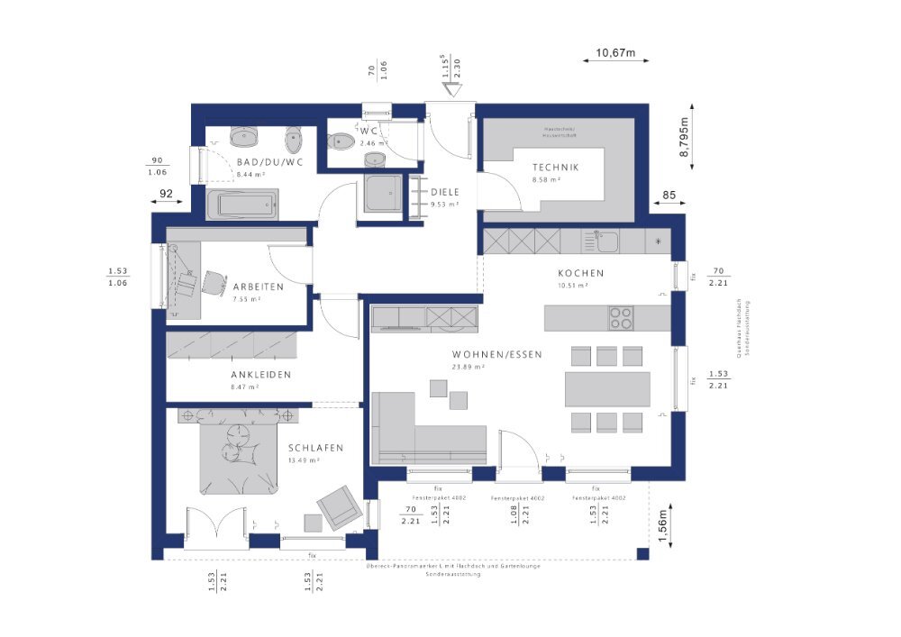 Haus zum Kauf 761.389 € 4 Zimmer 93 m²<br/>Wohnfläche 350 m²<br/>Grundstück Budenheim 55257