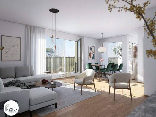 Wohnung zum Kauf - Erstbezug 292.000 € 2 Zimmer 41,7 m² EG Wien,Meidling 1120