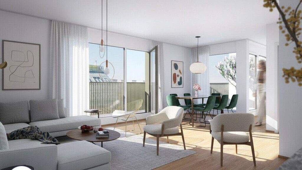 Wohnung zum Kauf - Erstbezug 292.000 € 2 Zimmer 41,7 m² EG Wien,Meidling 1120