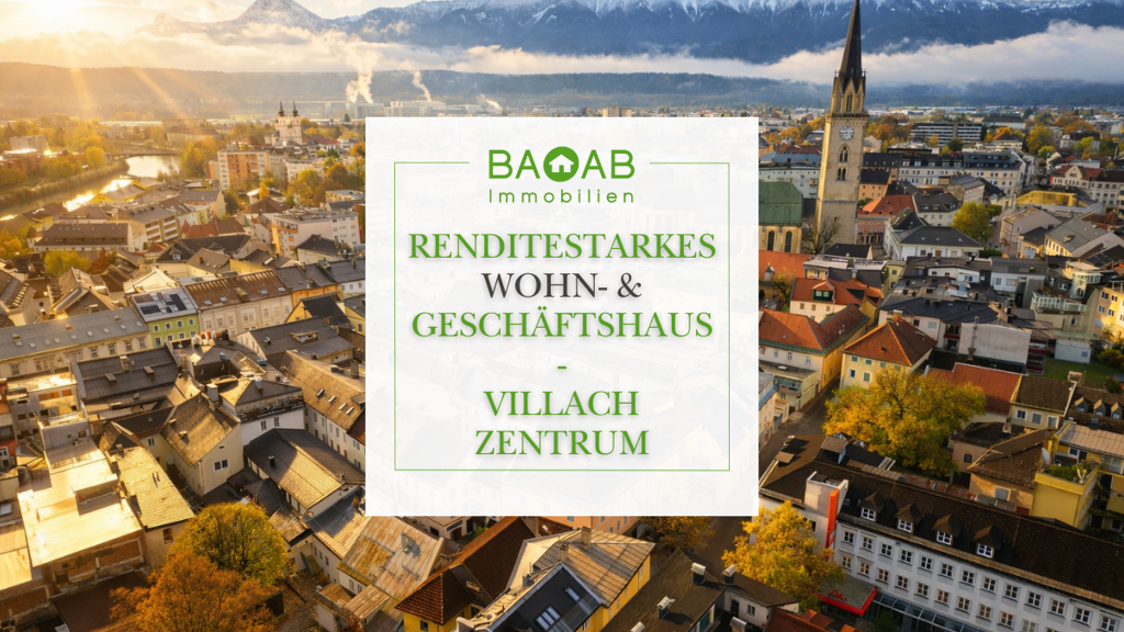 Gewerbeobjekt zum Kauf als Kapitalanlage geeignet 1.080.000 € 622 m² 463 m² Grundstück Innere Stadt Villach 9500