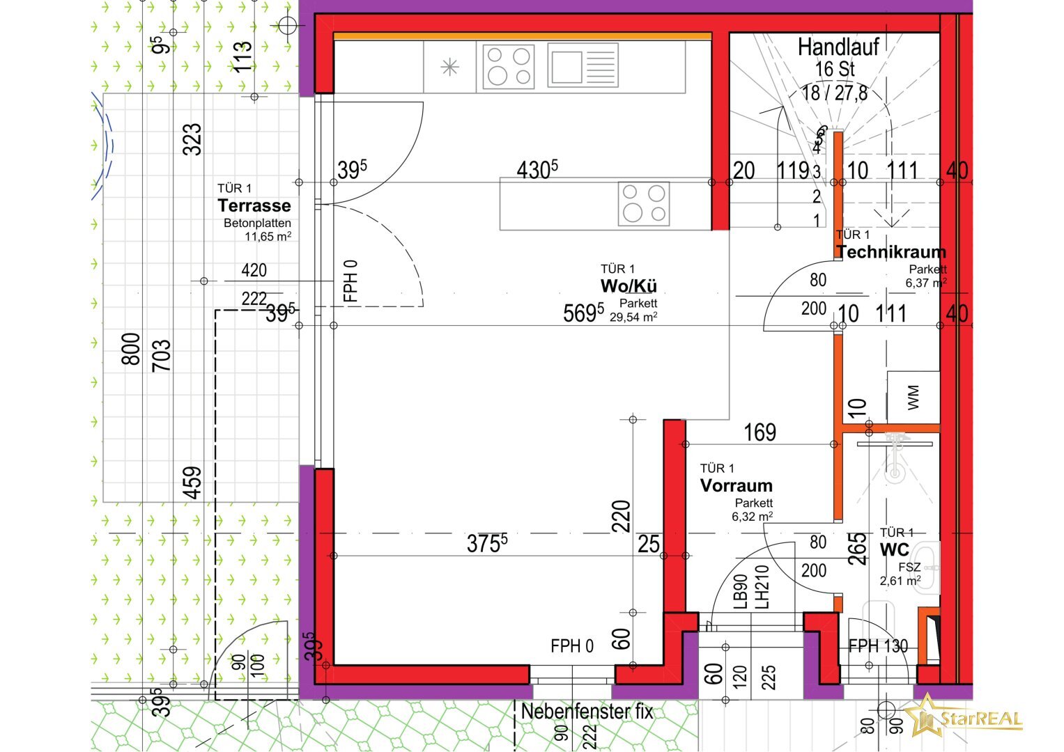 Doppelhaushälfte zum Kauf 588.000 € 5 Zimmer 127,7 m²<br/>Wohnfläche 190 m²<br/>Grundstück Wien 1220