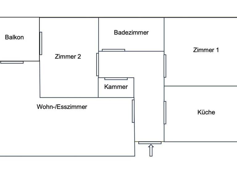 Wohnung zur Miete 1.250 € 3 Zimmer 76 m² 1. Geschoss Vogelrohrsheide Angelmodde Münster 48167