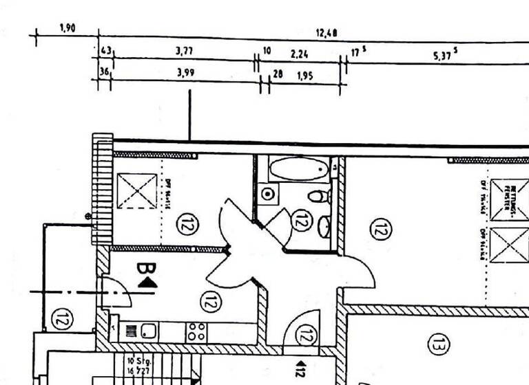 Wohnung zum Kauf 65.500 € 2 Zimmer 54 m² 4. Geschoss Agricolastr. 28 Kaßberg Chemnitz 09112