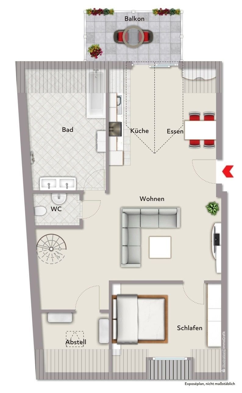 Wohnung zum Kauf 317.700 € 4 Zimmer 104,3 m²<br/>Wohnfläche Dorfgütingen Feuchtwangen 91555