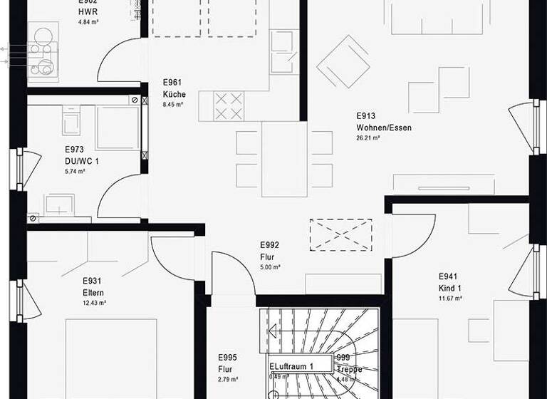 Einfamilienhaus zum Kauf - Erstbezug provisionsfrei 492.773 € 5 Zimmer 163 m² 572 m² Grundstück Ahrensfelde 16356