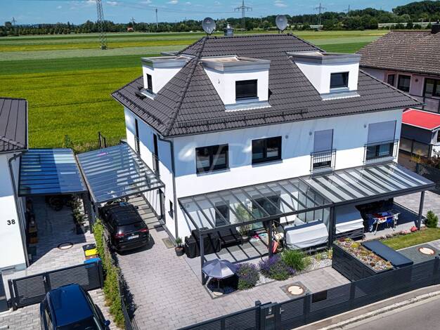 Doppelhaushälfte zum Kauf 1.379.000 € 5 Zimmer 146,4 m² 269 m² Grundstück Karlsfeld 85757