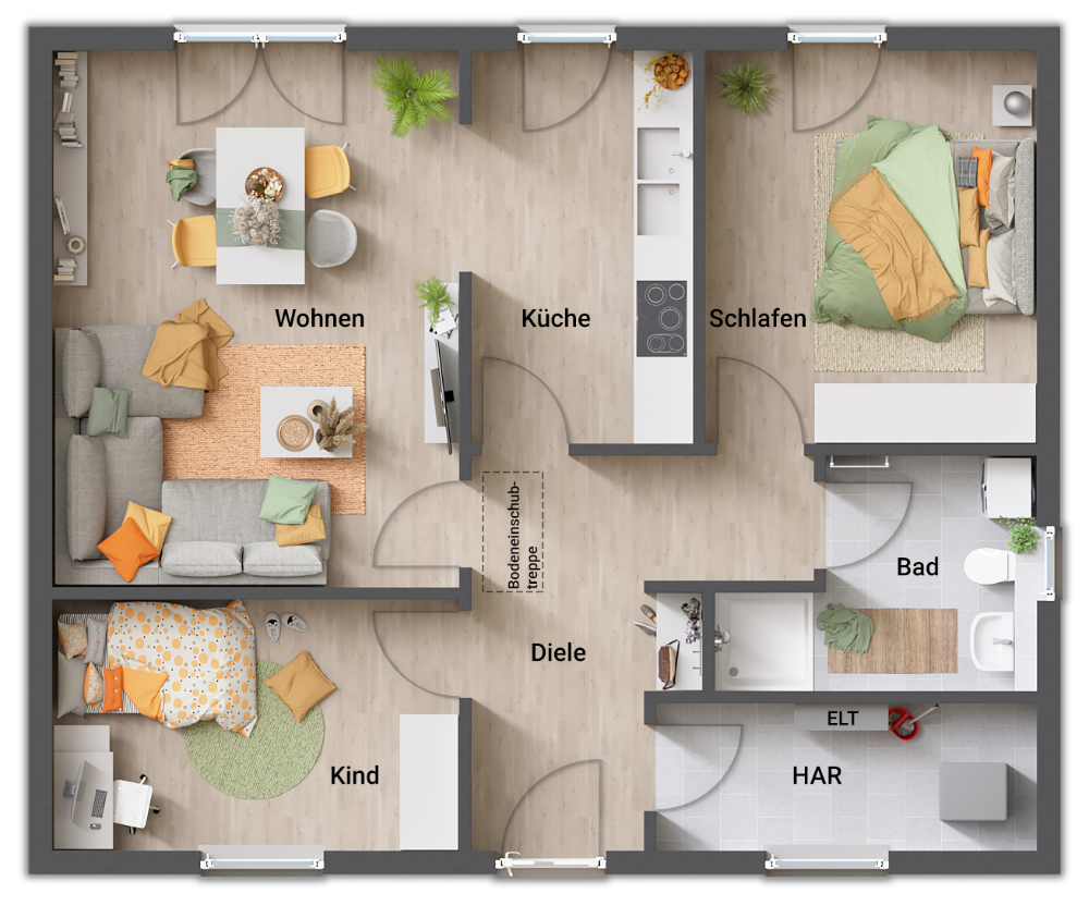 Bungalow zum Kauf 316.378 € 3 Zimmer 83 m²<br/>Wohnfläche 664,5 m²<br/>Grundstück Dodendorf Dodendorf 39171