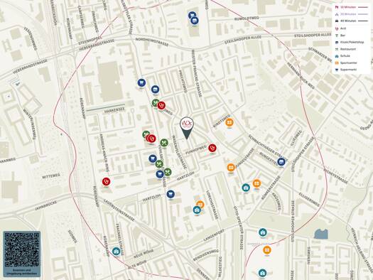 Wohnung zur Miete 482 € 1 Zimmer 39,4 m² 2. Geschoss frei ab 01.12.2026 Lorichsstraße 49 Barmbek-Nord Hamburg 22307