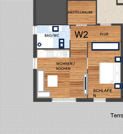 Wohnung zum Kauf provisionsfrei 214.057 € 2,5 Zimmer 55,3 m²<br/>Wohnfläche ab sofort<br/>Verfügbarkeit Trogen Trogen 95183