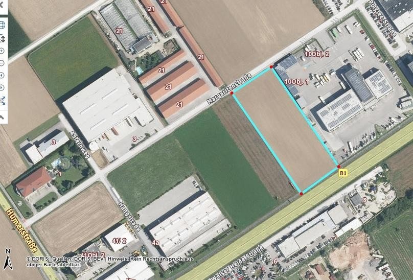 Grundstück zur Miete 9.459 € 9.459 m²<br/>Grundstück Hörsching 4063