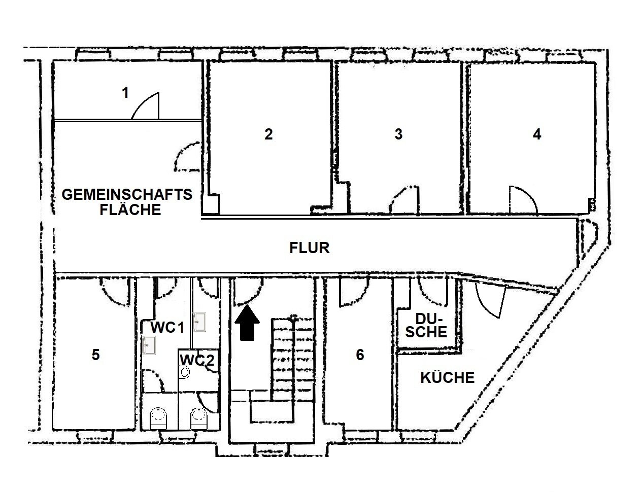 Wohnung zur Miete 1.250 € 6 Zimmer 140 m²<br/>Wohnfläche 1.<br/>Geschoss 01.05.2025<br/>Verfügbarkeit Lagerstr. 24 Ilversgehofen Erfurt 99089